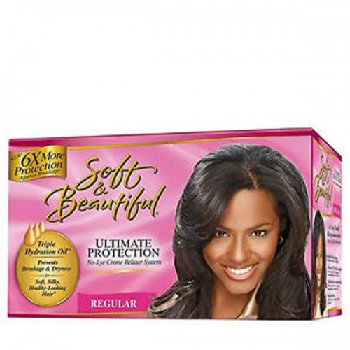 Soft & Beautiful Ultimate Protection No-Lye Creme Relaxer System Regular